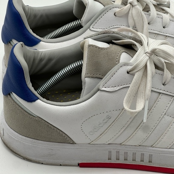 Adidas “Neo Courtmaster” White Gray Leather  Cloudfoam Men’s SZ: 11.5 # FW9359 - Picture 10 of 16